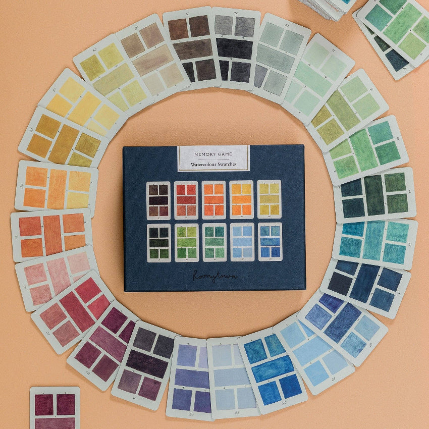 Memory Game - Watercolour Swatches – Paper and Grace