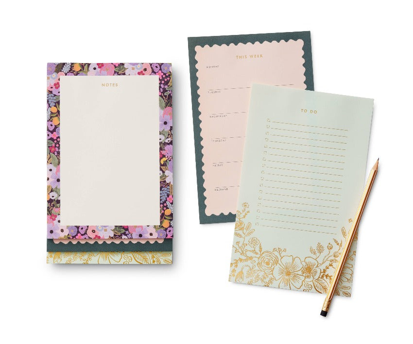 Garden Party Tiered Notepad - Sections