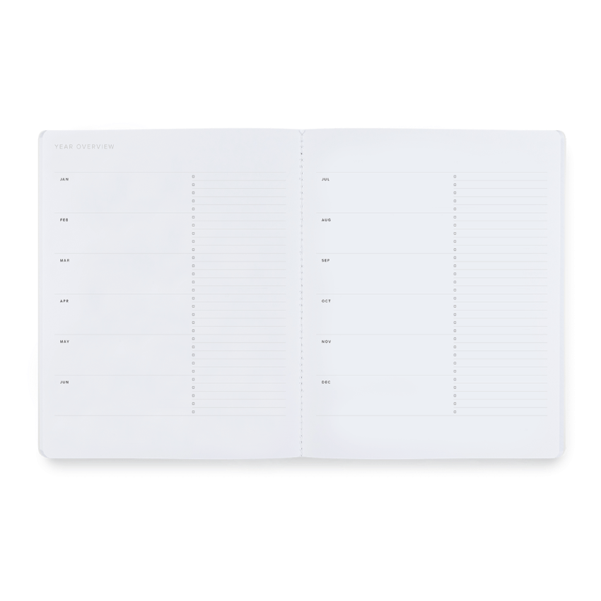 Appointed Monthly Planner - Chambray Blue