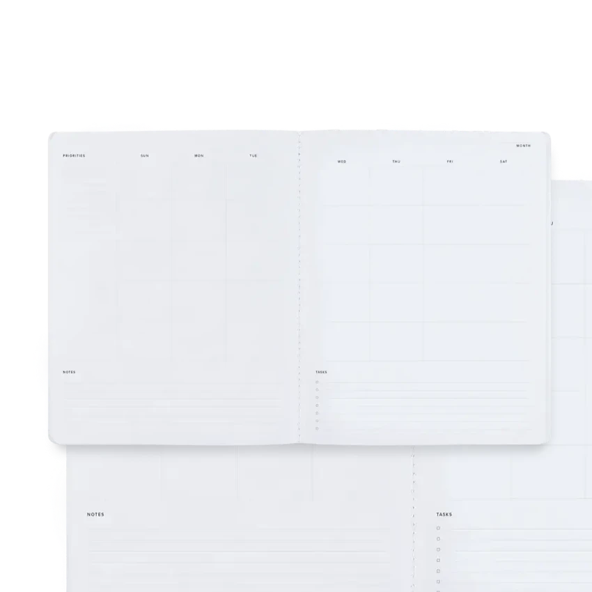 Appointed Monthly Planner - Chambray Blue