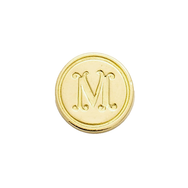 Brass Wax Stamp - Letter M