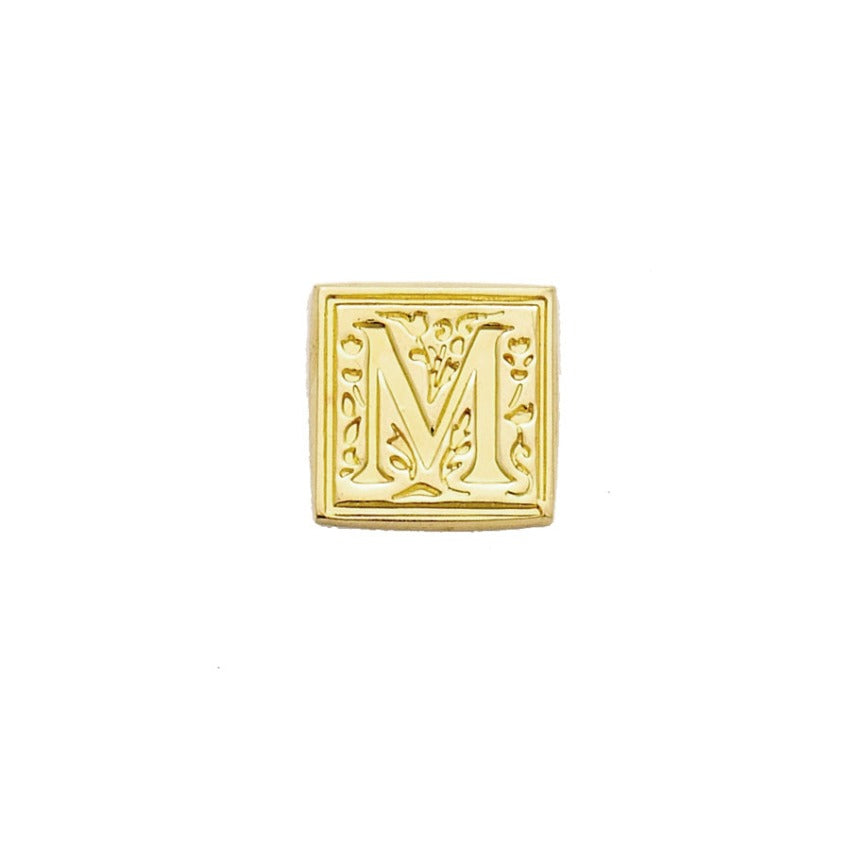 Wax Seal Stamp - Filigree Letter M