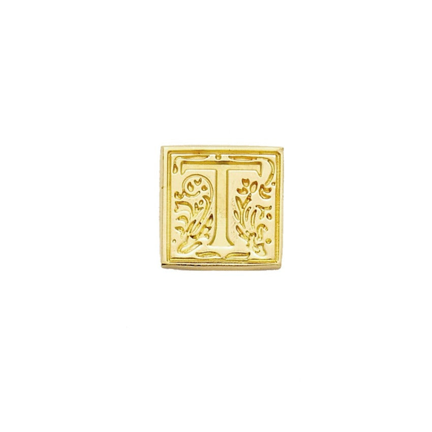 Wax Seal Stamp - Filigree Letter T
