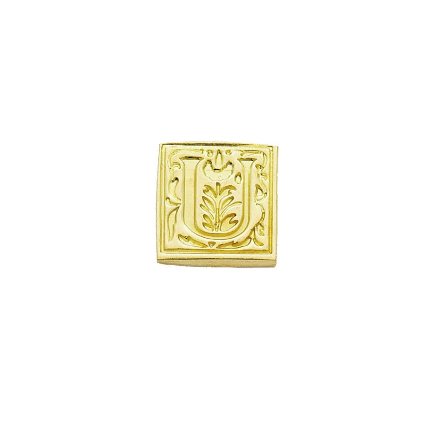 Wax Seal Stamp - Filigree Letter U