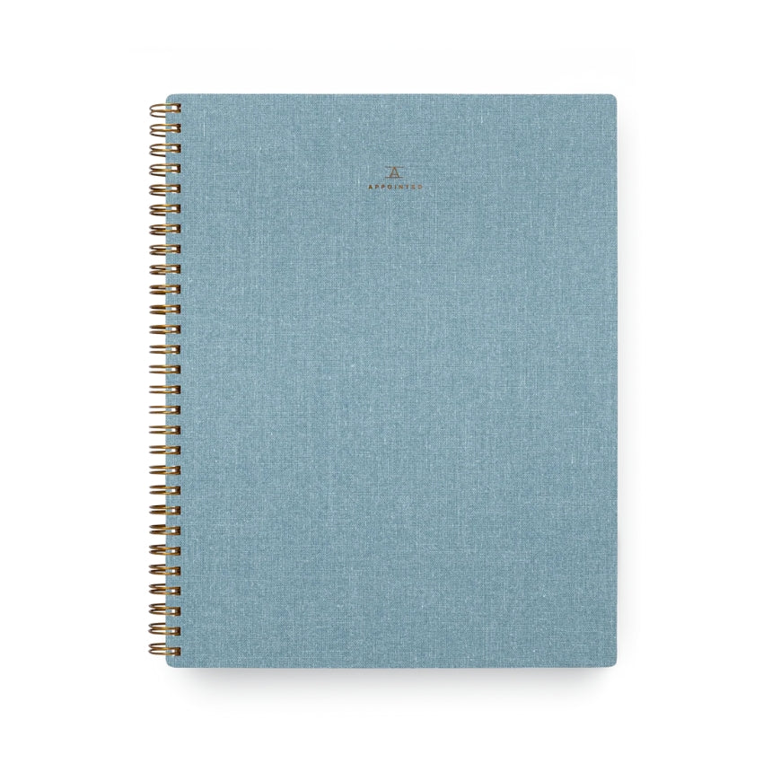 Appointed Notebook - Lined, Chambray Blue