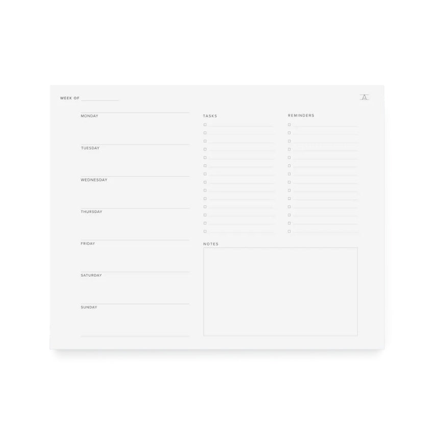 Appointed Weekly Task Pad