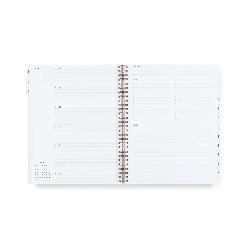 Appointed Year Task Planner - 25-26, Oxford Blue