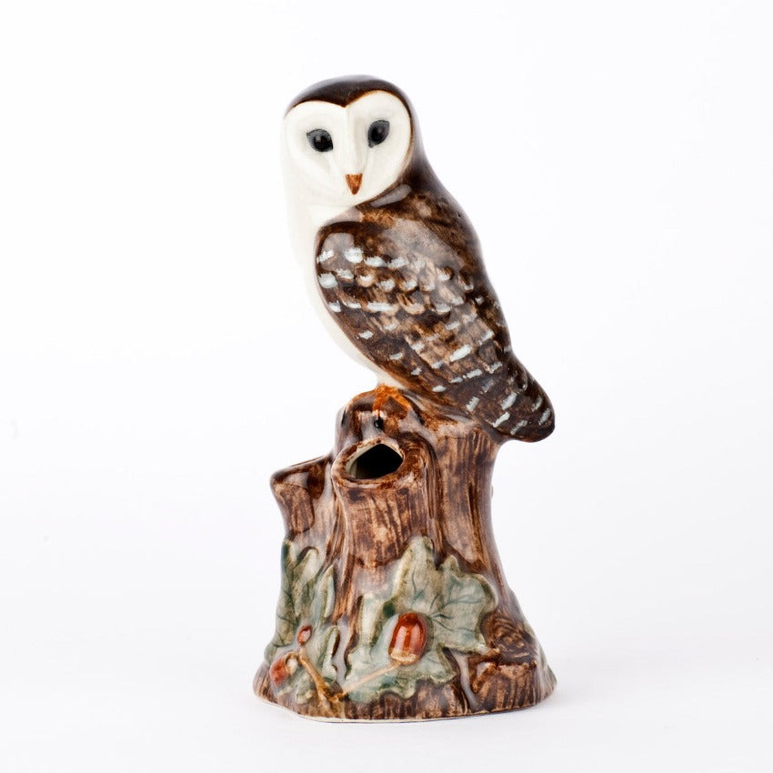 Barn Owl Bud Vase