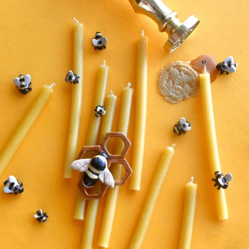 Beeswax Candles - Set of 10