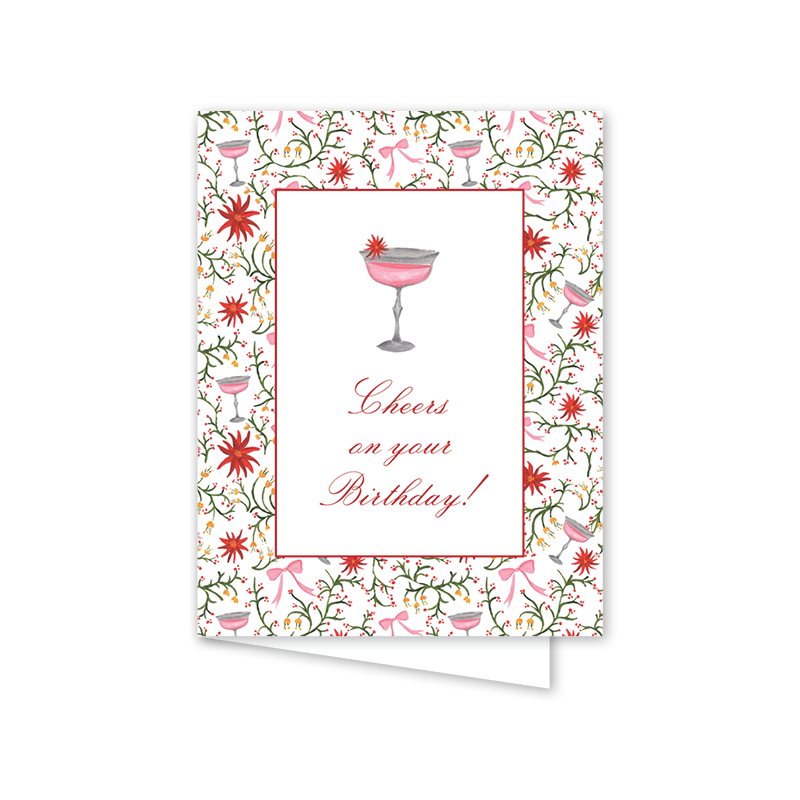 Berry Ribbons Birthday Card