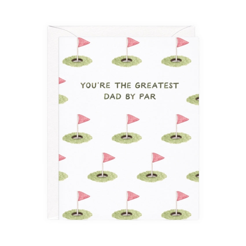 Best Dad By Par Card