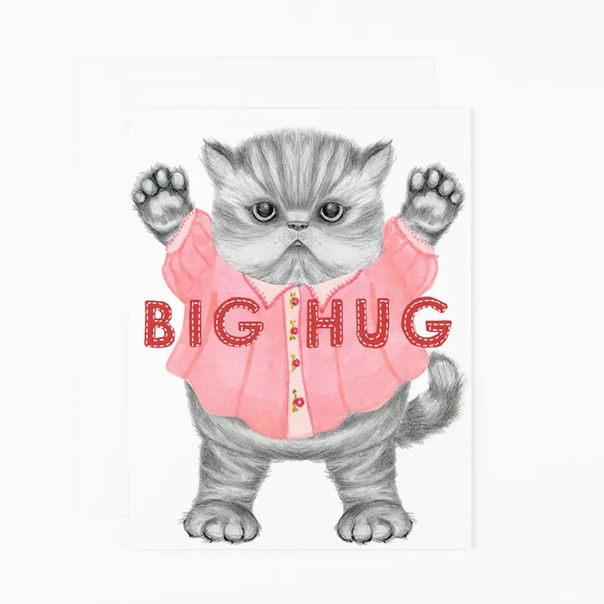 Big Hug Kitten Card
