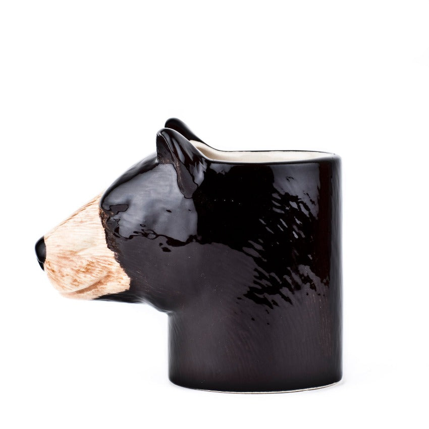 Black Bear Pencil Pot - Side