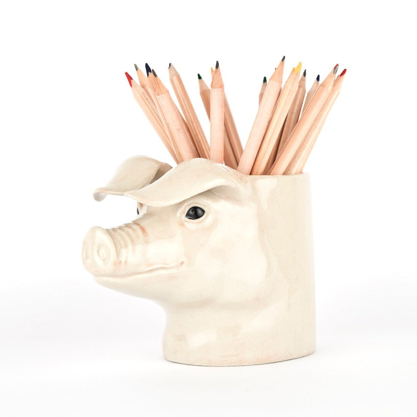 Lop Pig Pencil Pot - Side