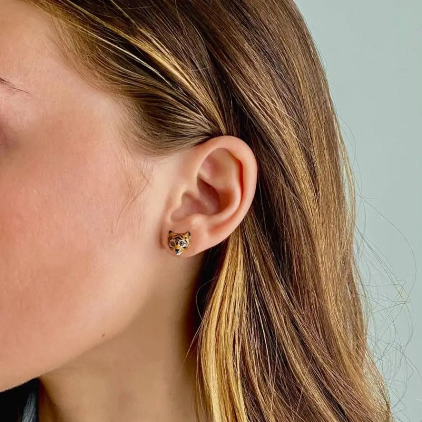 Camp Hollow Tiger Earrings - Lifestyle