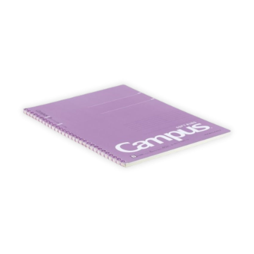 Campus Soft Ring Dotted Line Notebook - B5, Purple