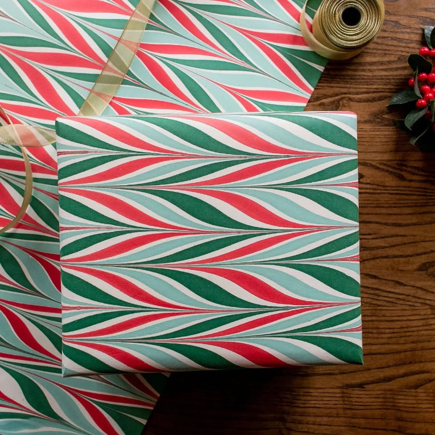 Candy Stripes Festive Mix Wrap Sheet