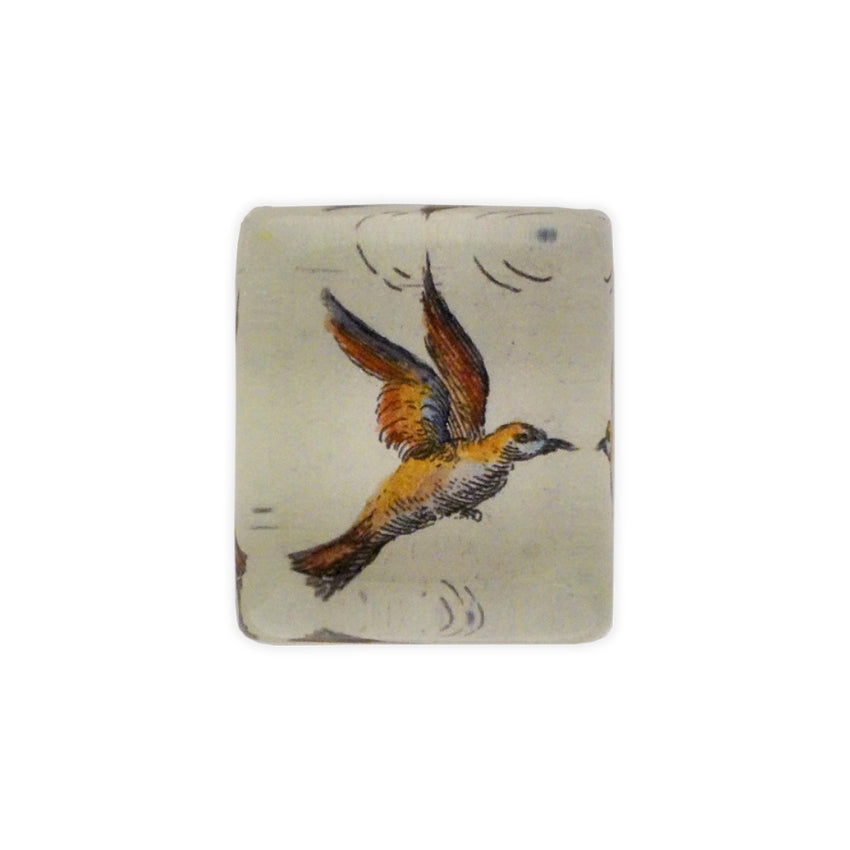 Charm Paperweight, Nightingale John Derian Decoupage Paper and Grace