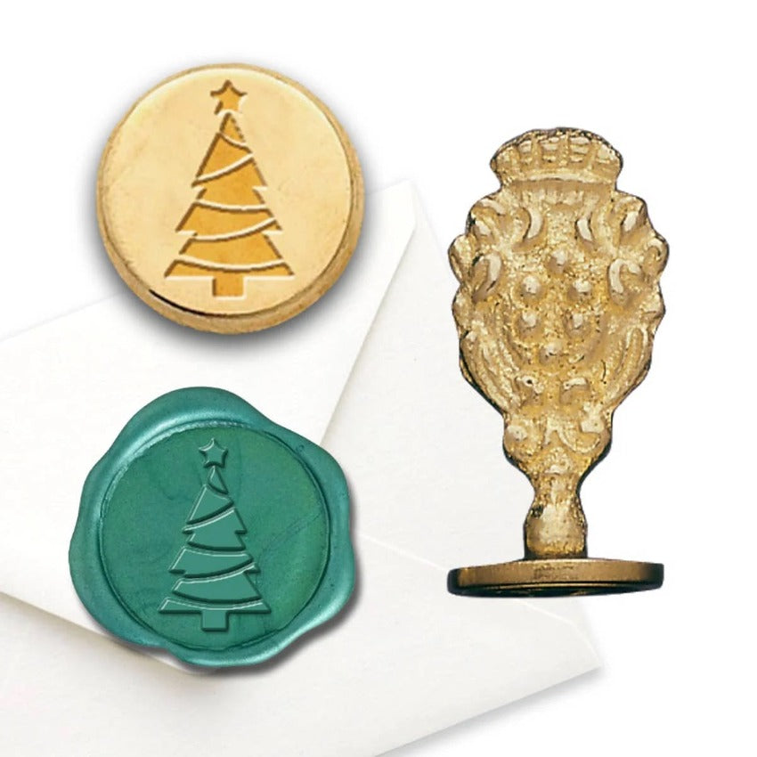 Christmas Tree Motif Wax Stamp