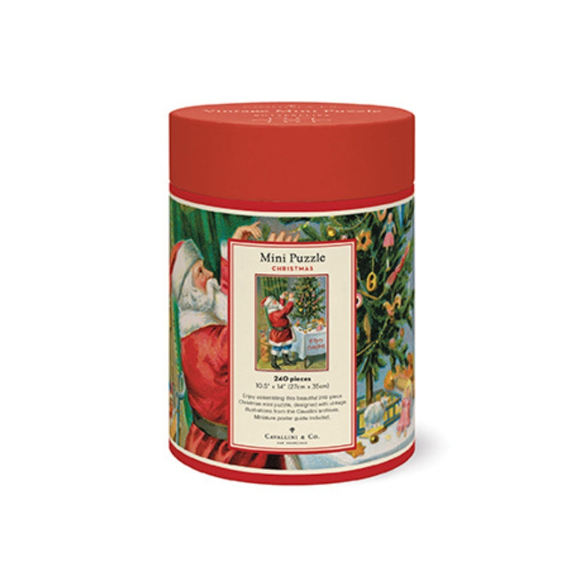 Christmas 240 Piece Mini Puzzle - Cavallini & Co.