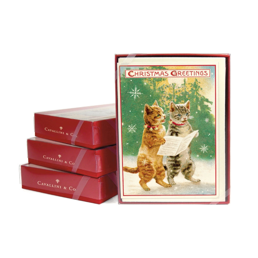 Christmas Cats Card - Boxed Set