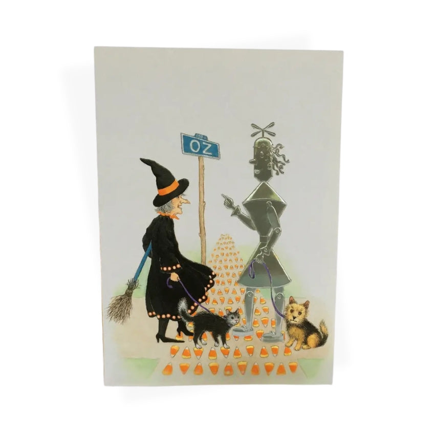 Directions to Oz Halloween Card