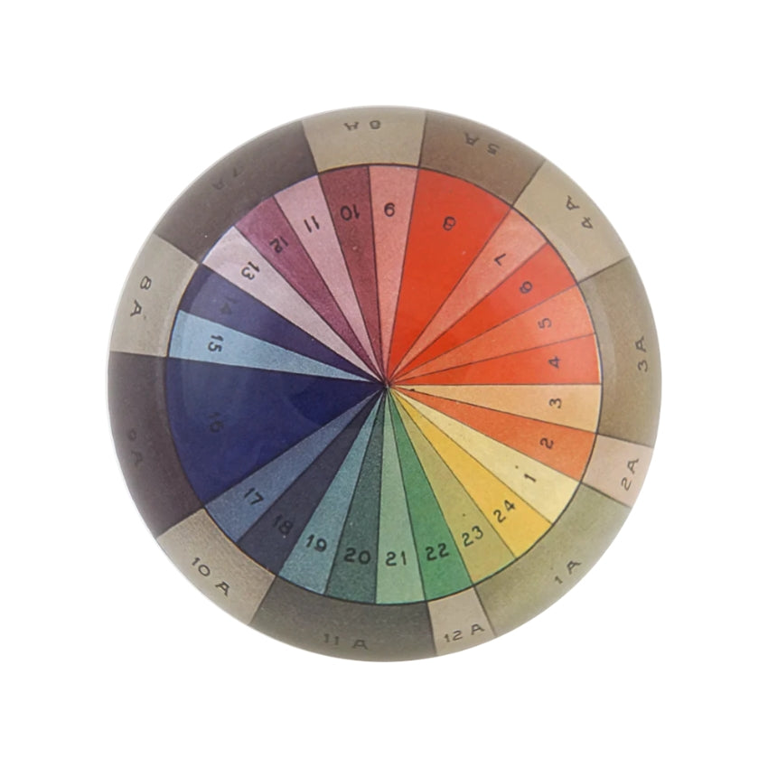Dome Paperweight, Color Wheel - John Derian Company – Paper and Grace