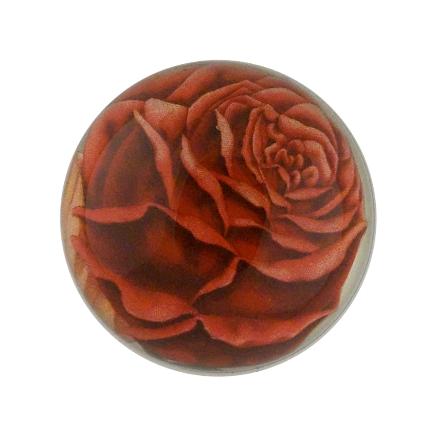 Dome Paperweight, Red Rose Cut-Out - John Derian Decoupage – Paper and ...