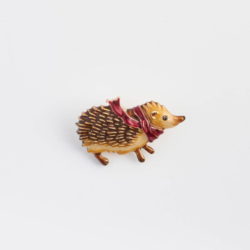 Enamel Hedgehog Brooch - Fable England