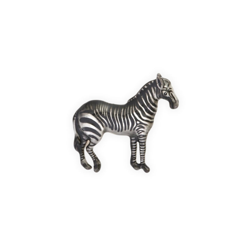 Enamel Zebra Brooch - Fable England