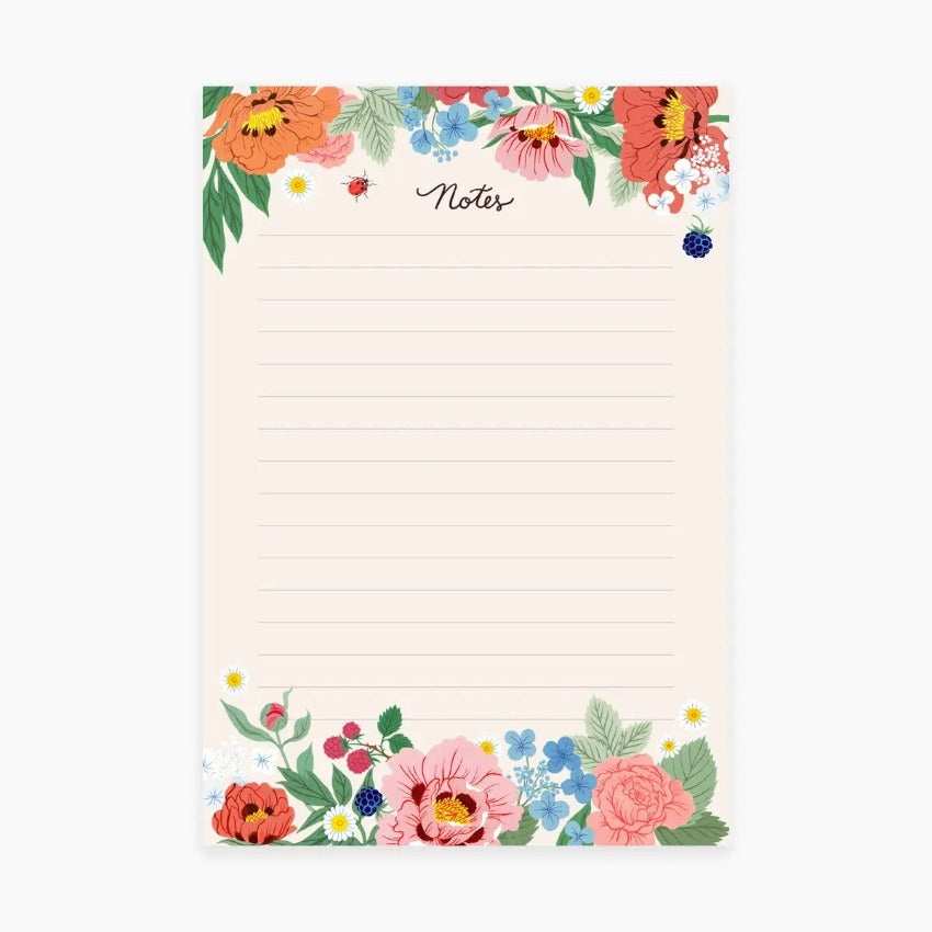 Floral Notepad