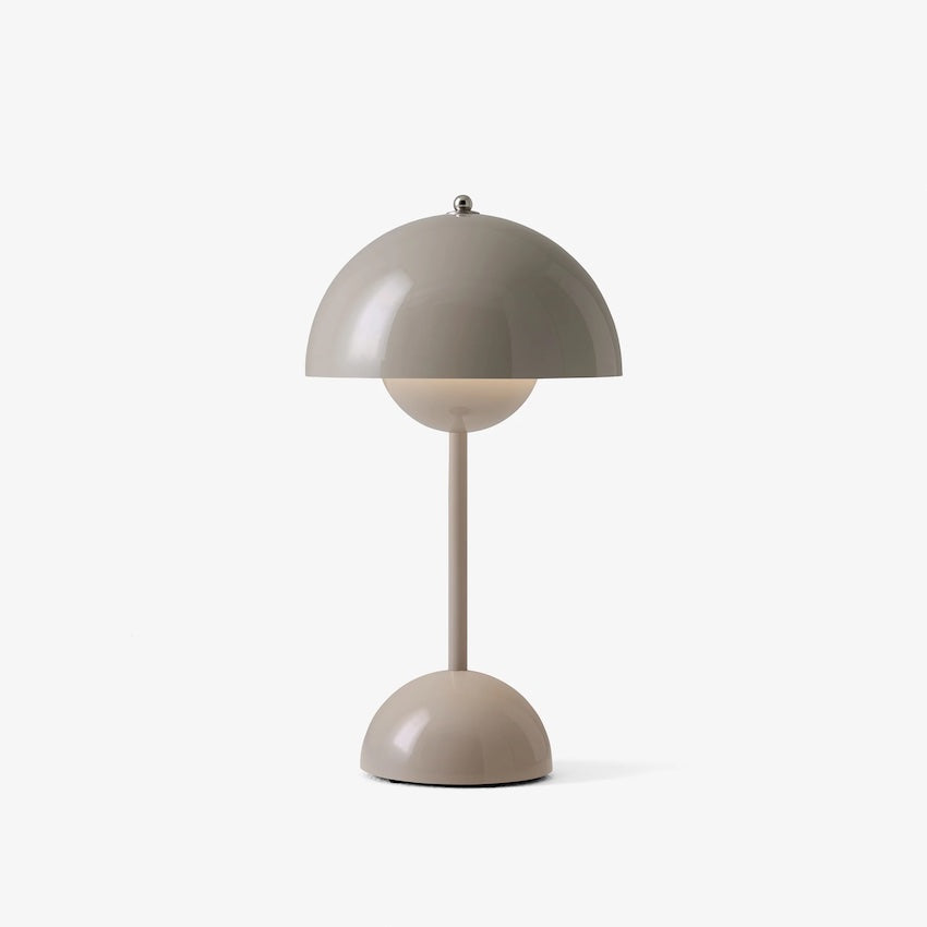 Flowerpot Table Lamp - Gray Beige