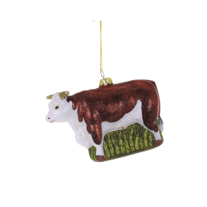 Folk Art Bull Ornament