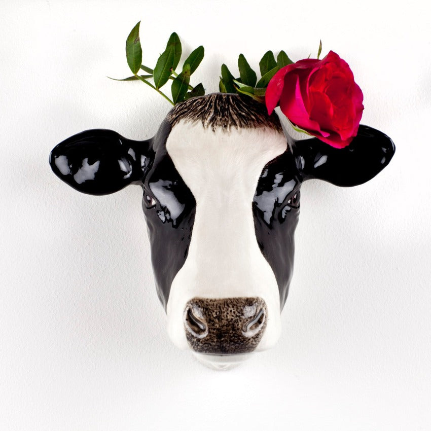Friesian-Cow-Wall-Vase