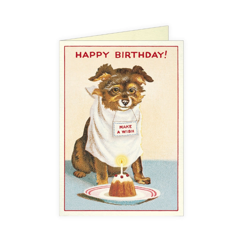 Birthday Dog Cake Card