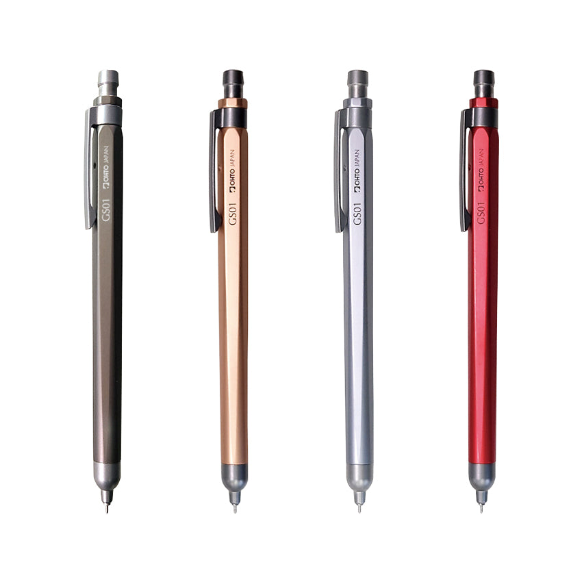 Ohto GS01-G5 Gel Pen - Silver, 0.5mm (2026) – Paper and Grace