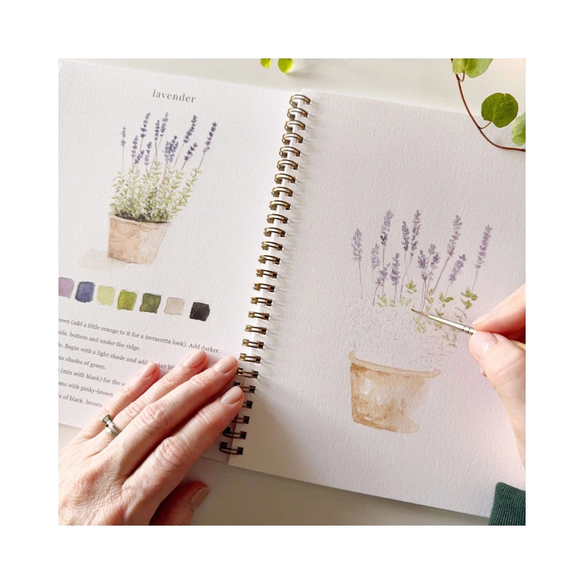 Garden Watercolor Workbook