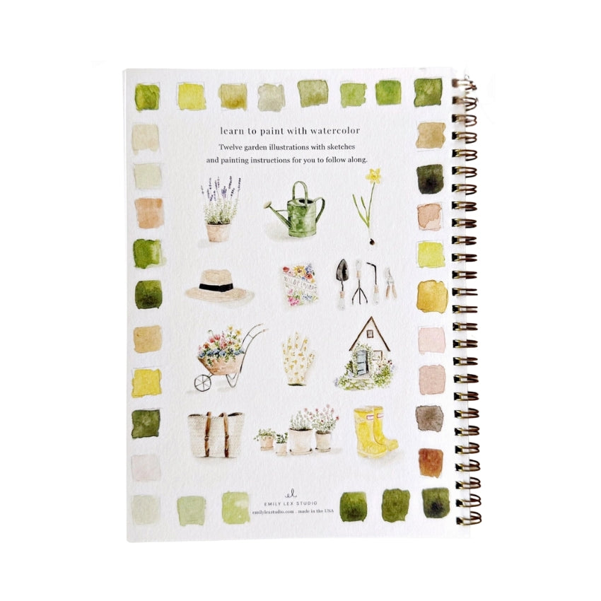 Garden Watercolor Workbook