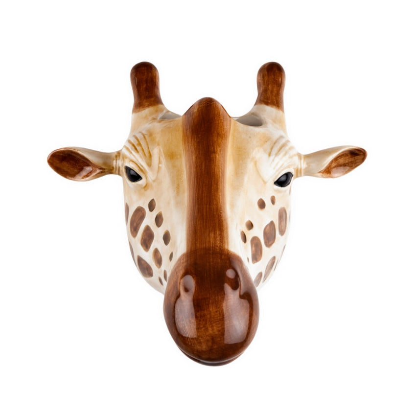 Giraffe Wall Vase - Quail Ceramics