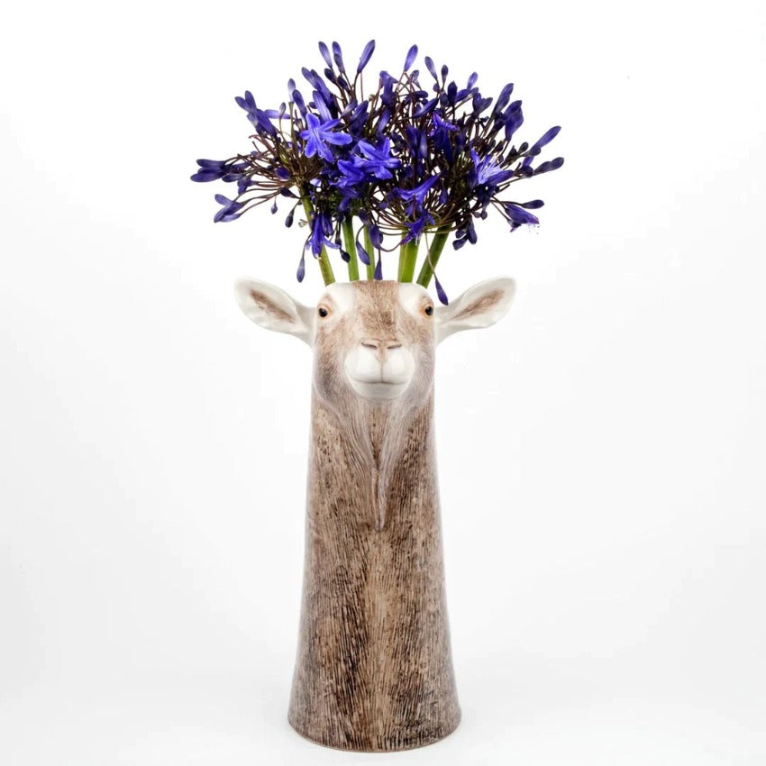 Goat Flower Vase - Filled