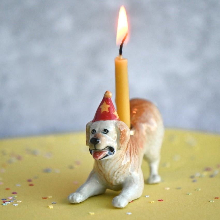 Golden Cake Topper - Front