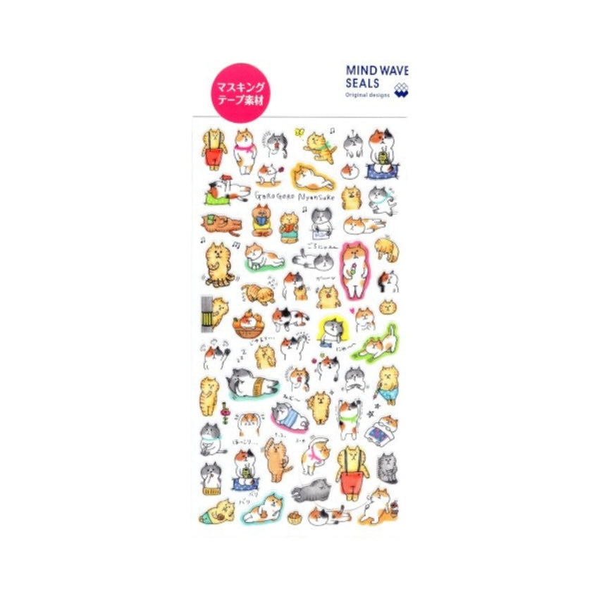 Goro-Goro Cat Sticker Sheet