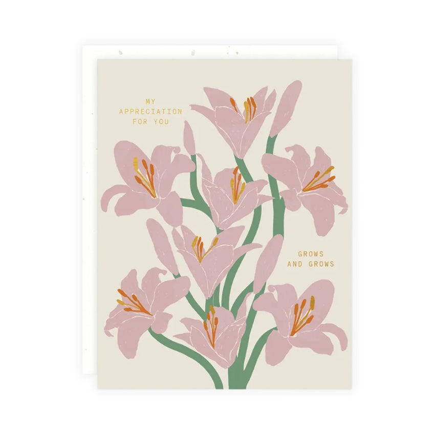 Grows and Grows Card