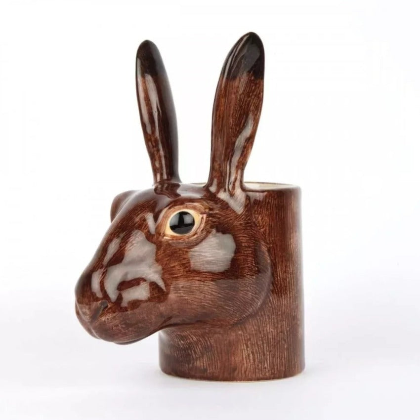 Pencil Pot - Hare, Side View