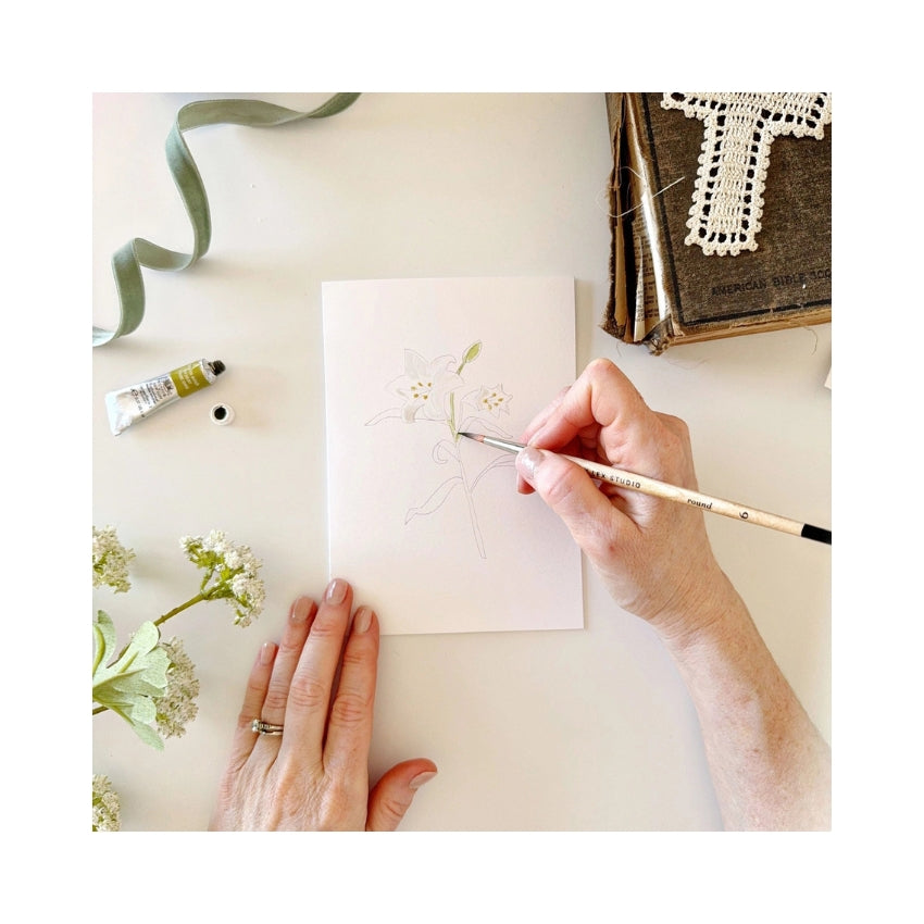 He Is Risen Paintable Notecards