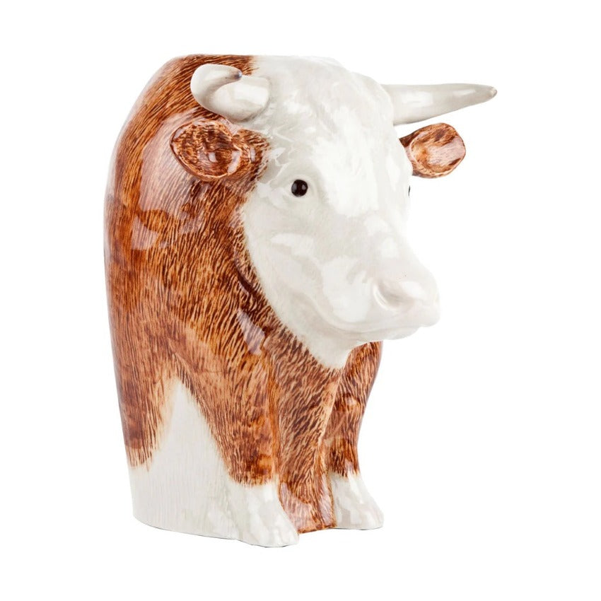 Flower Vase - Hereford Bull