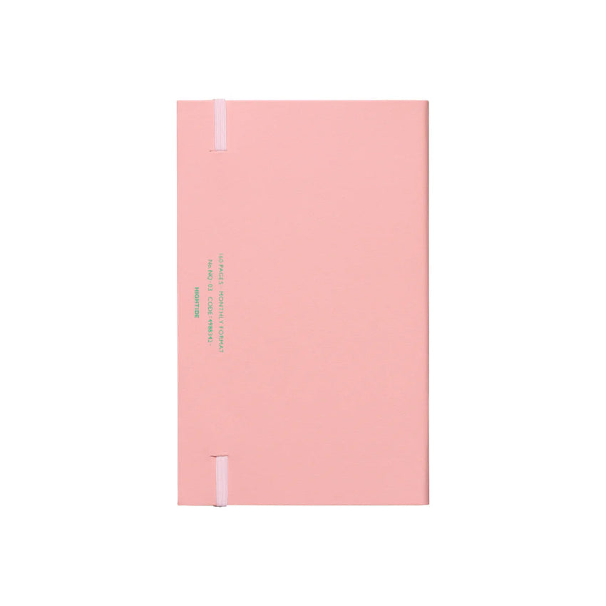 Hightide Katy Monthly Planner 2026 - Slim B6, Pink