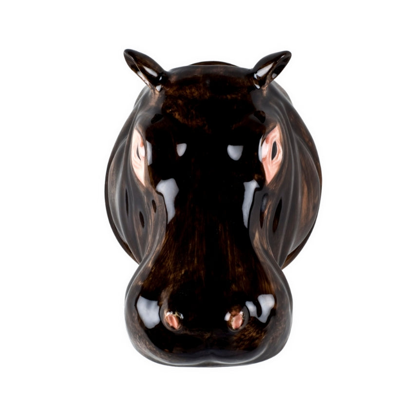 Hippo Wall Vase - Quail Ceramics
