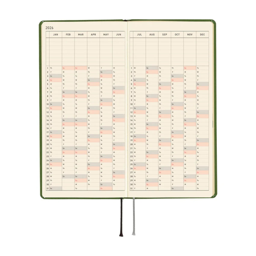 Hobonichi Techo Weeks Planner 2026 - Cosmo Blue