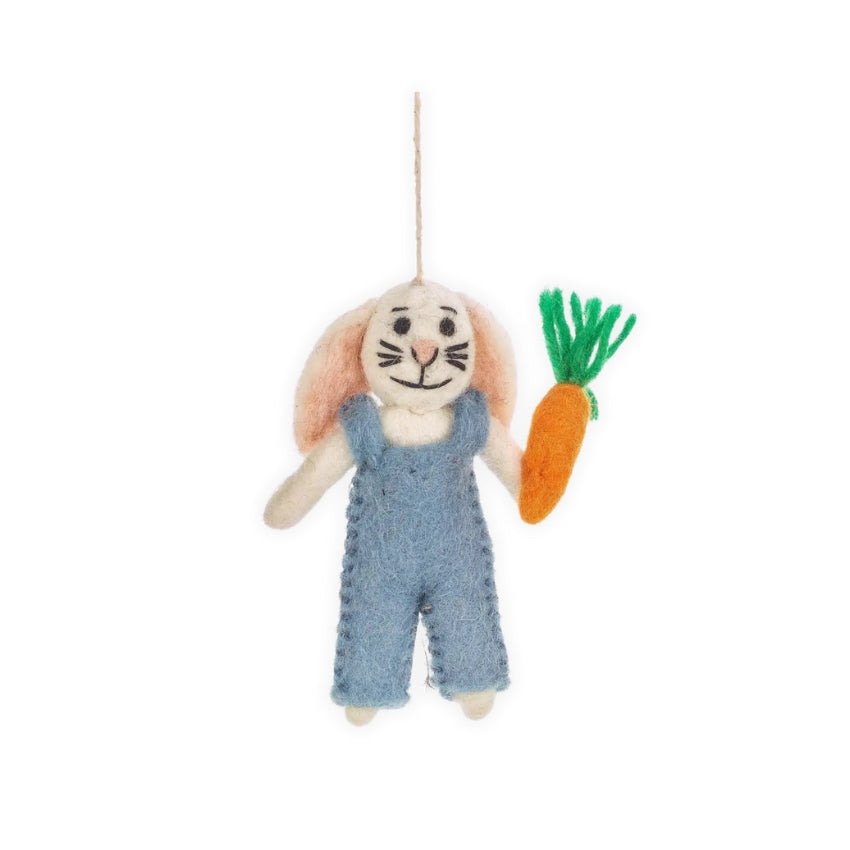 Hutch the Bunny Easter Felt Bauble